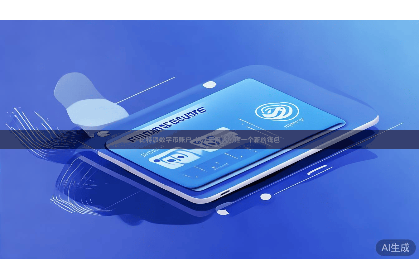 比特派数字币账户 初次使用需创建一个新的钱包